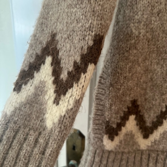 Faherty Driggs Alpaca Cardigan Vintage Fairisle - Picture 7 of 7